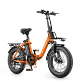 Electric Bike ENGWE L20 2.0 - Motor 750W  Battery 52V13AH 20 Inch Mechanical Disc Brake - Orange